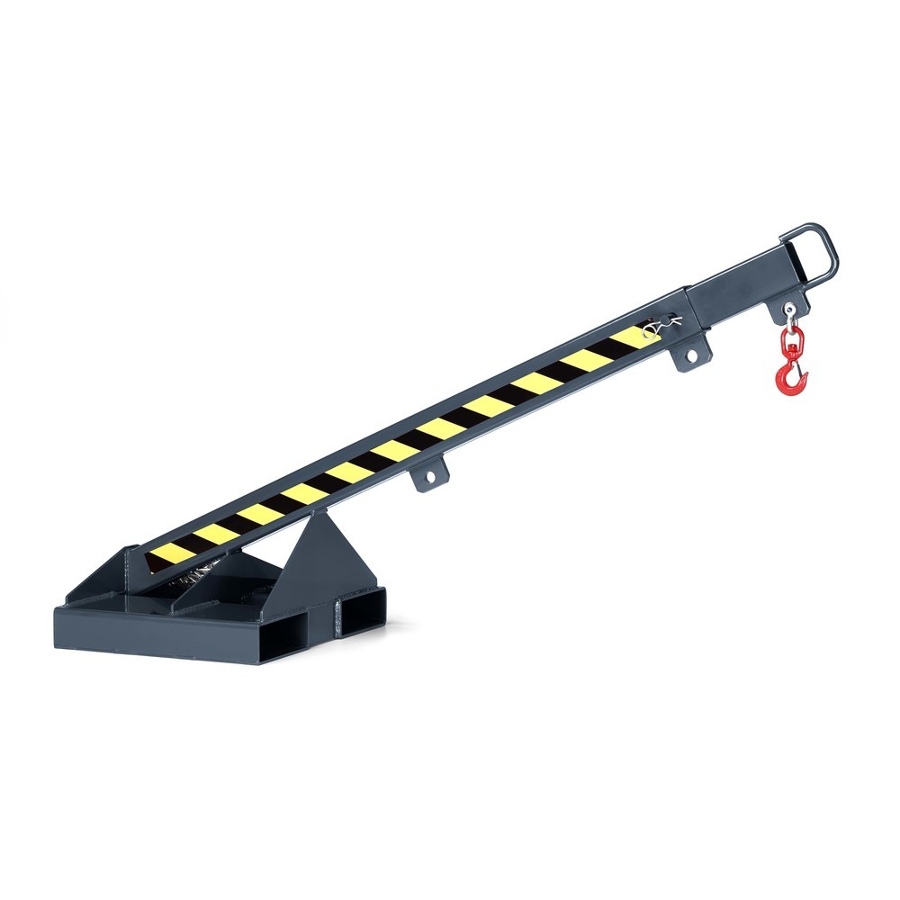 Número de imagen del producto 1: Brazo de carga, modelo RLH-T, CC 175 - 1.000 kg, extensible, RAL 7016 gris antracita