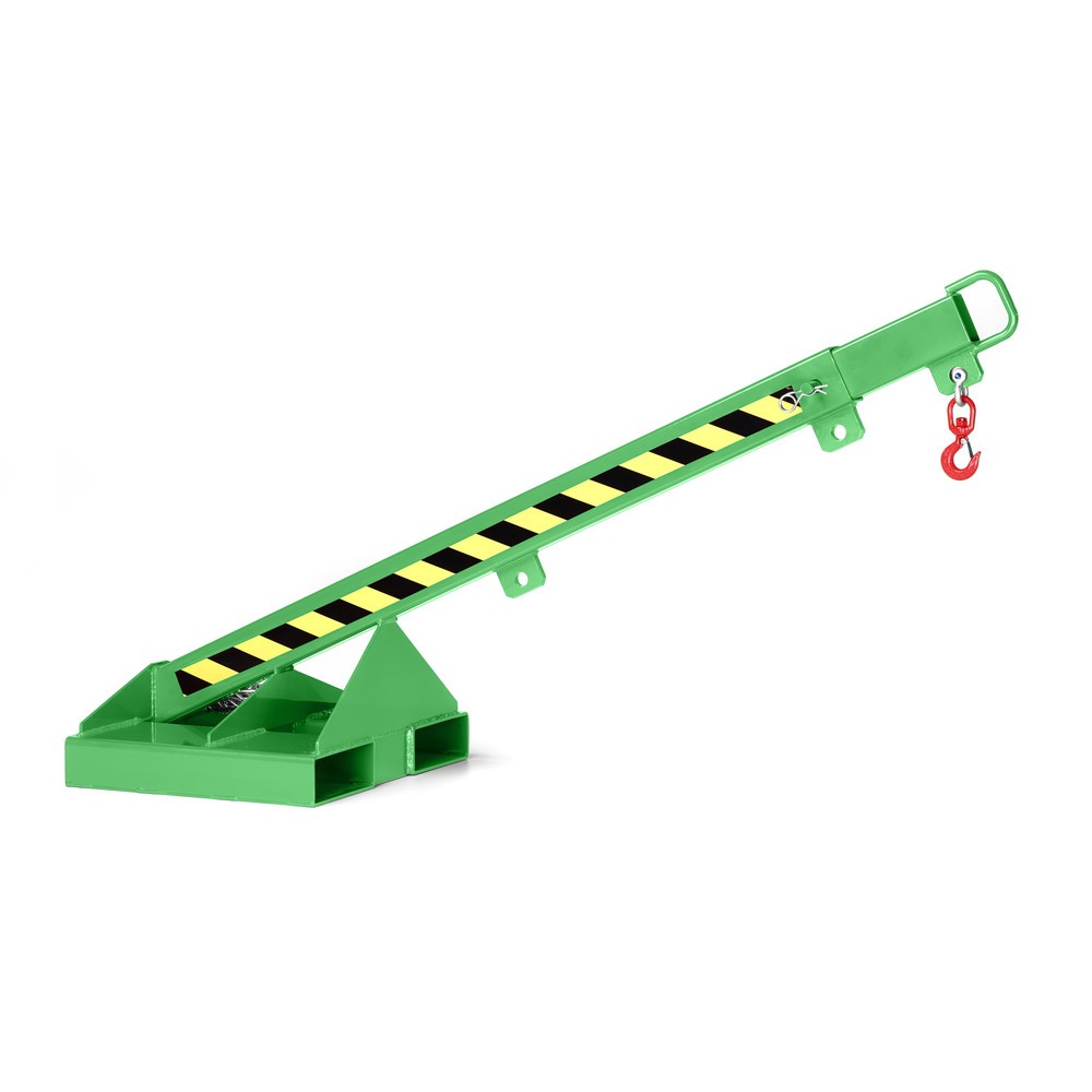 Número de imagen del producto 1: Brazo de carga, modelo RLH-T, CC 175 - 1.000 kg, extensible, RAL 6018 rojo fuego
