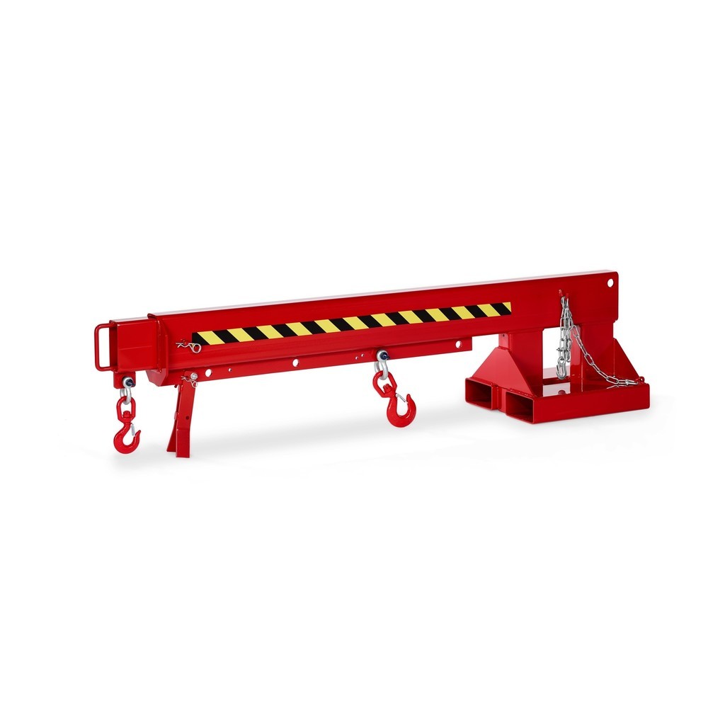 Número de imagen del producto 1: Brazo de grúa, modelo RKA, CC 650 - 3.000 kg, RAL 3000 rojo fuego
