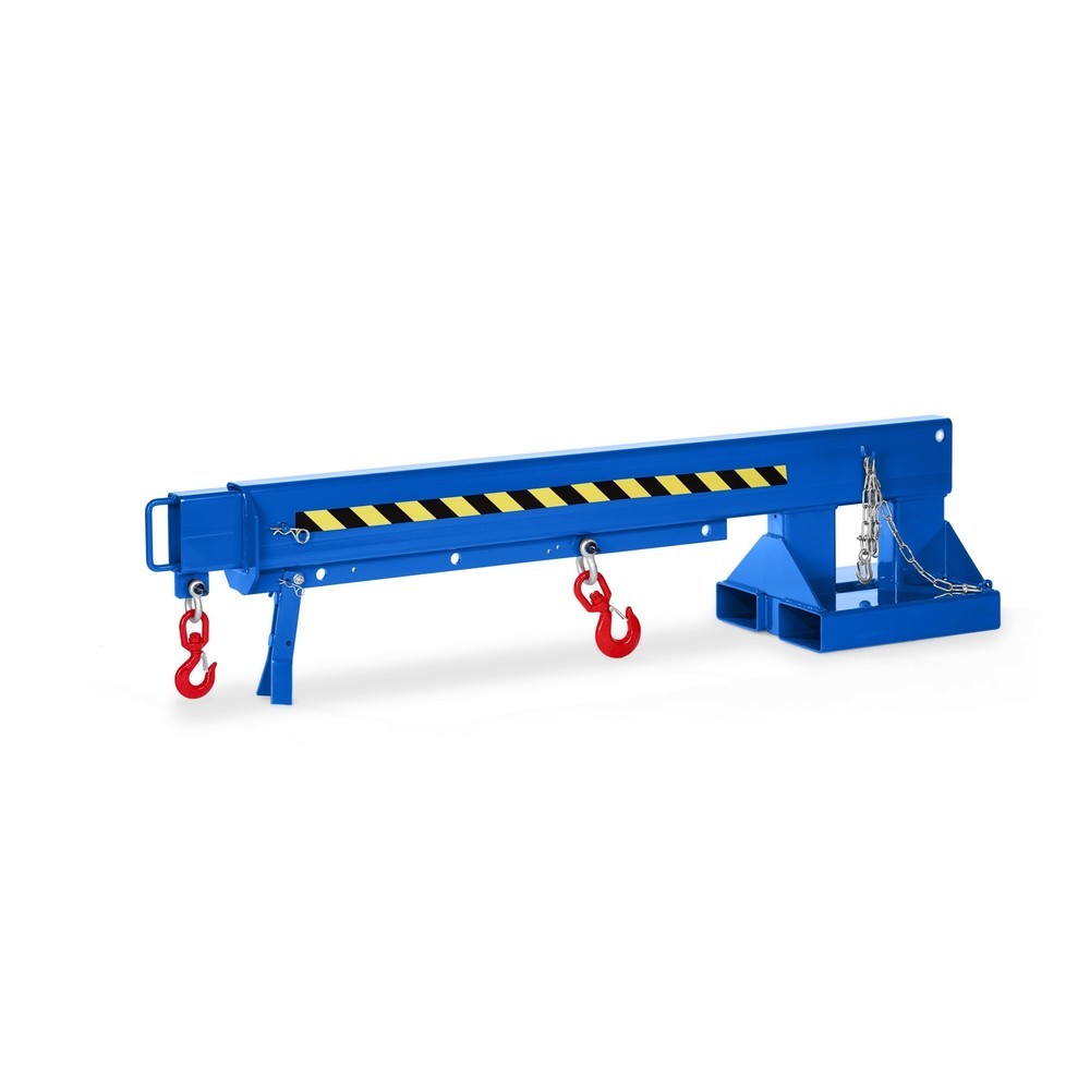 Número de imagen del producto 1: Brazo de grúa, modelo RKA, CC 650 - 3.000 kg, RAL 5010 azul genciana