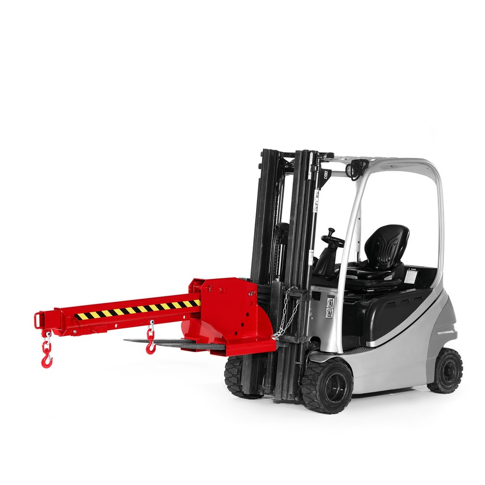 Número de imagen del producto 3: Brazo de grúa, modelo RKT, CC 650 - 3.000 kg, RAL 3000 rojo fuego