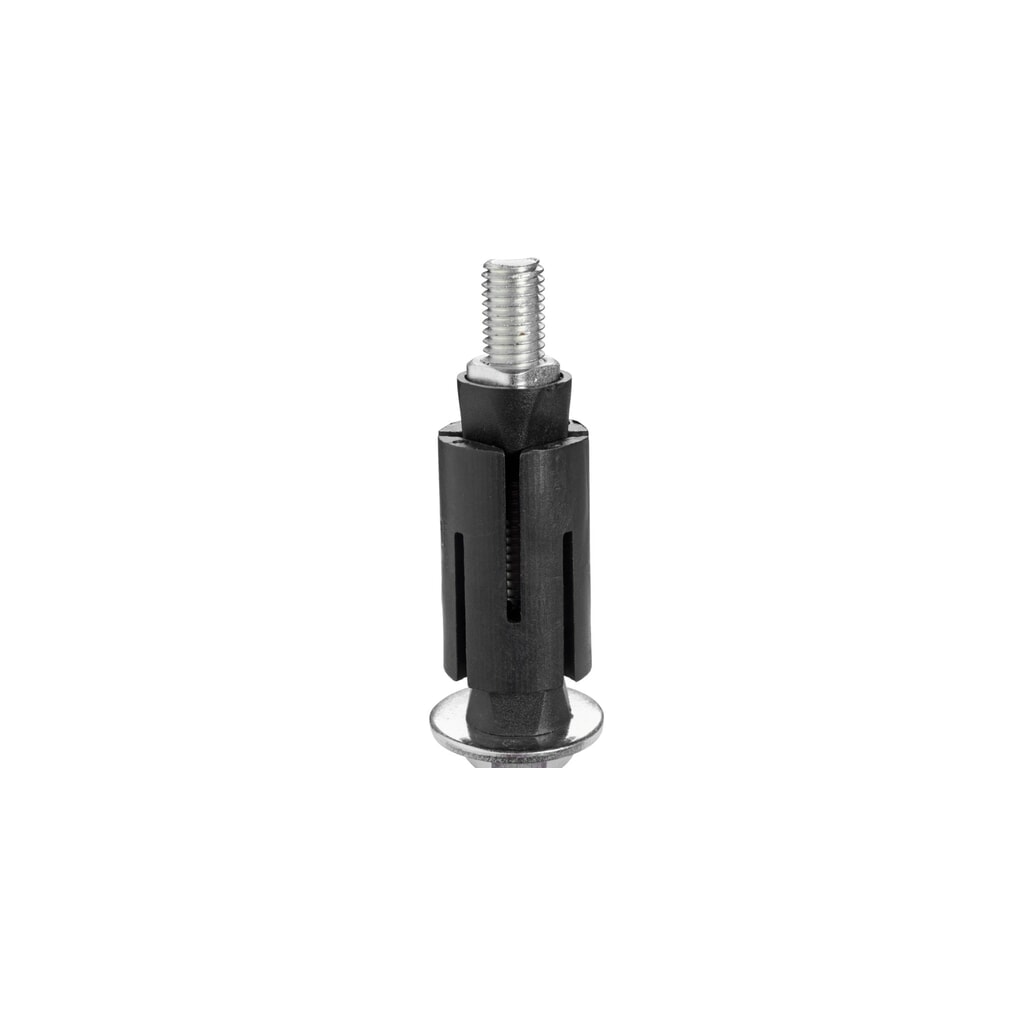 Imagen del producto: Espárrago con taco BS para rueda TPE con orificio único, tubo redondo, zona de fijación 19,0 - 21,5 mm