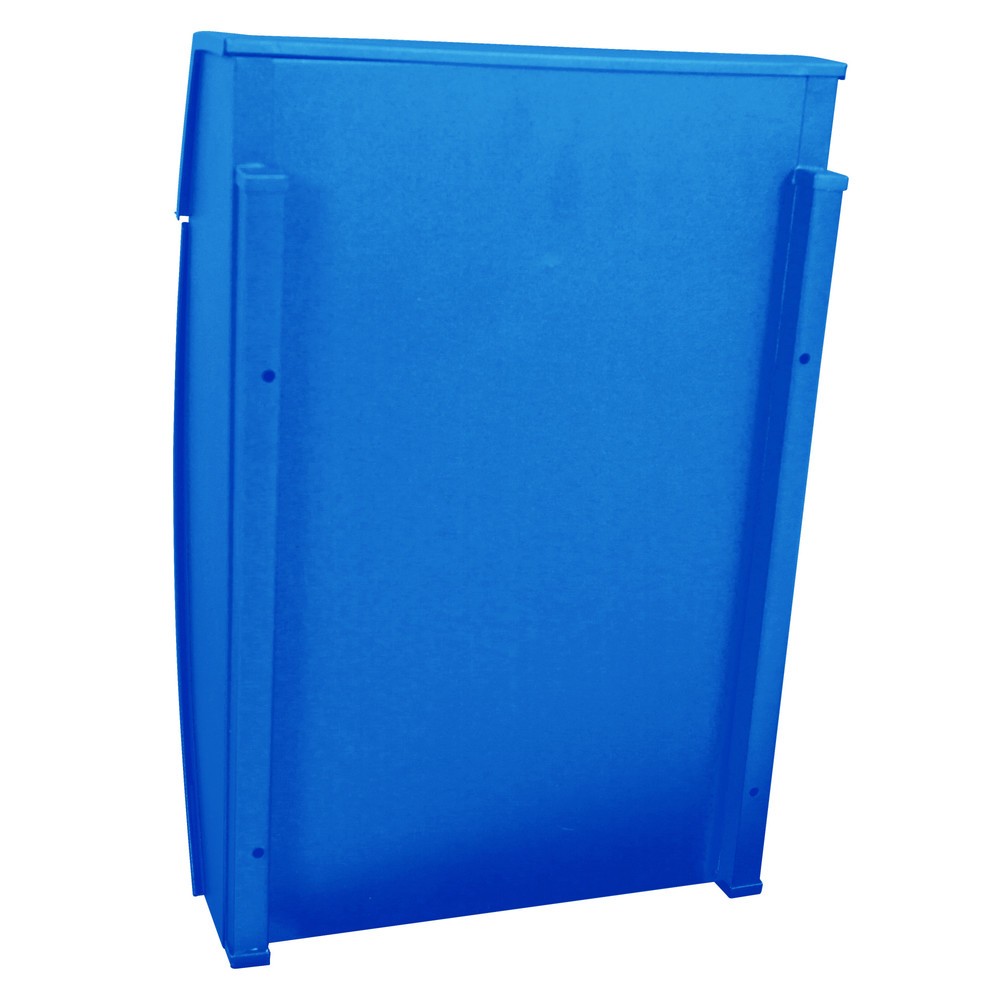 Número de imagen del producto 3: Buzón de pared Geronan de acero galvanizado con cerradura cilíndrica azul