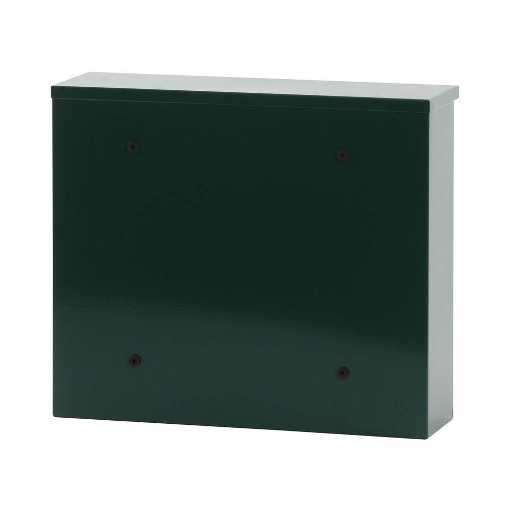 Número de imagen del producto 3: Buzón de pared Granadan con cerradura cilíndrica de acero galvanizado verde
