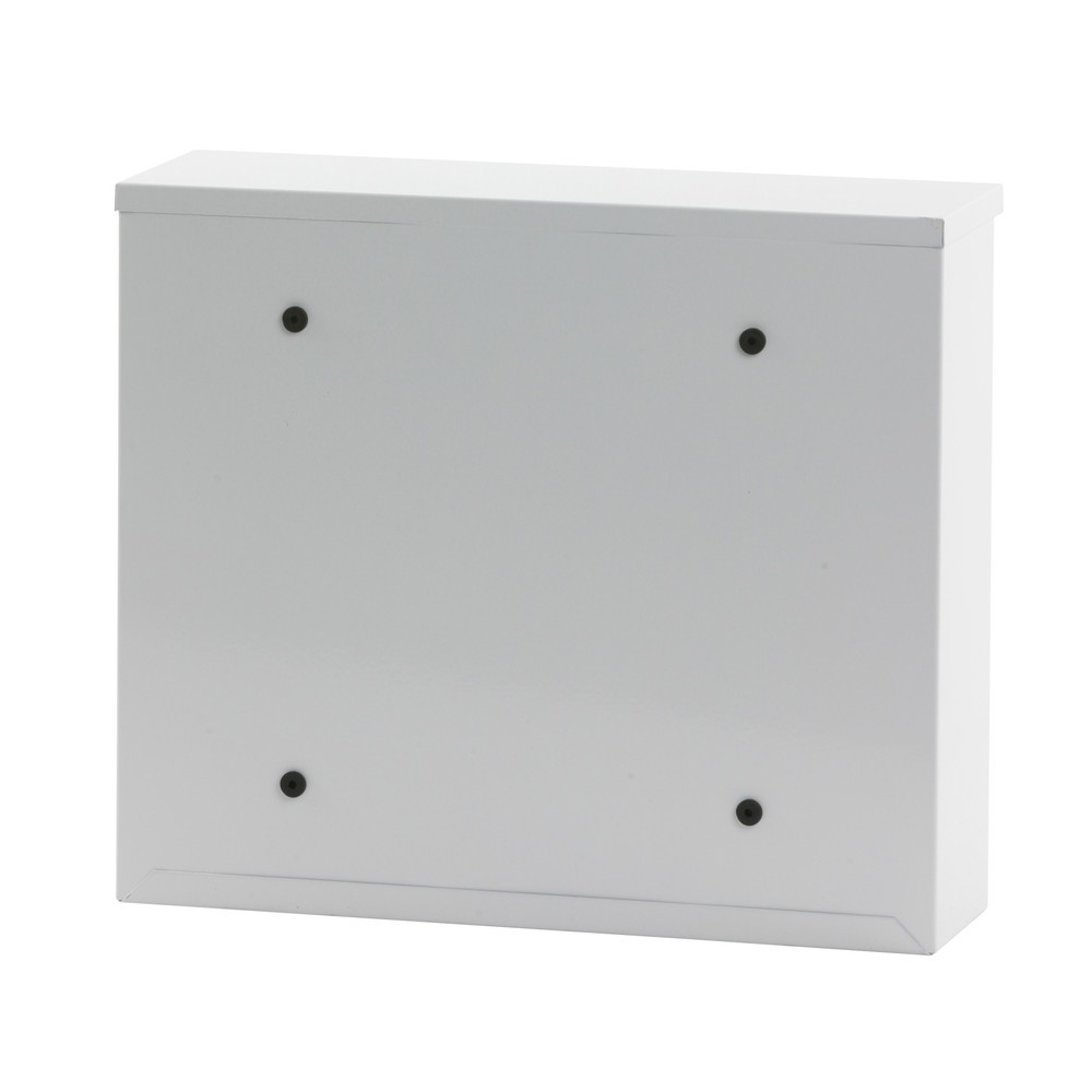 Número de imagen del producto 3: Buzón de pared Granadan con cerradura cilíndrica de acero galvanizado blanco