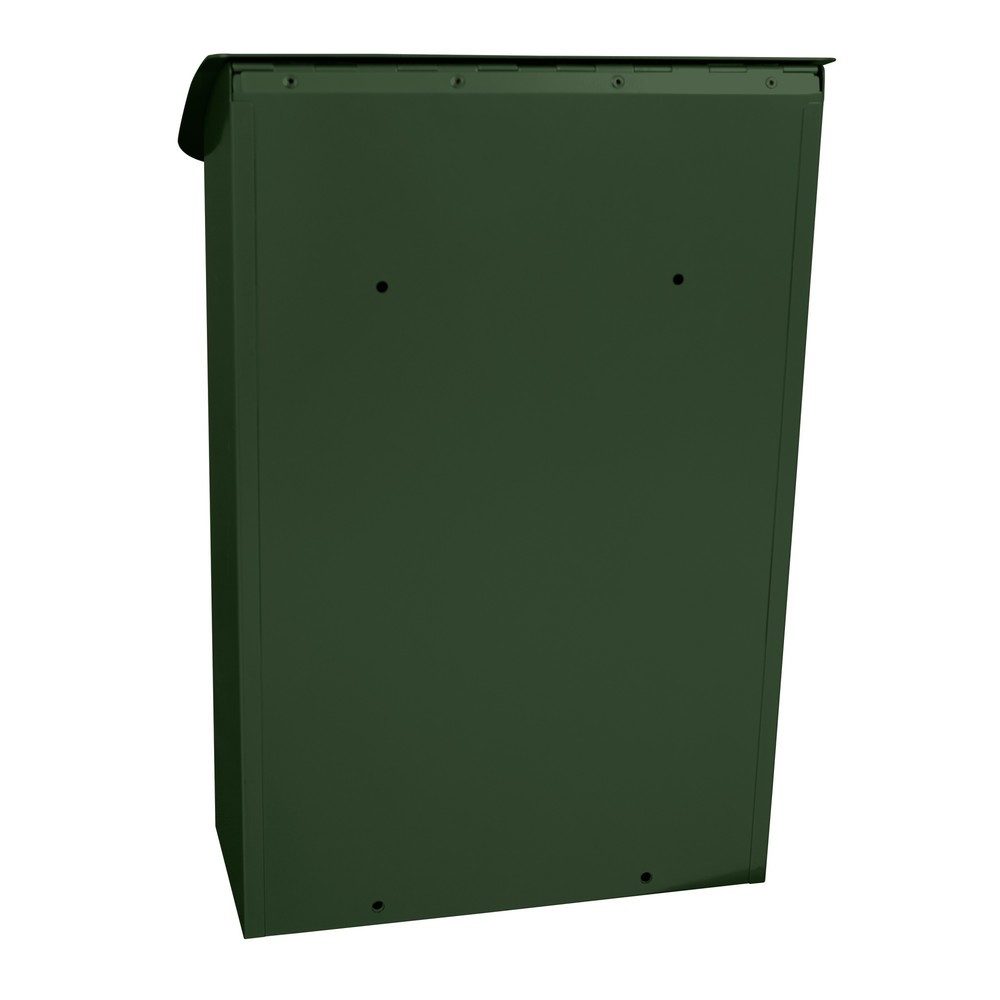 Número de imagen del producto 3: Buzón de pared Deniande acero galvanizado con cerradura cilíndrica verde