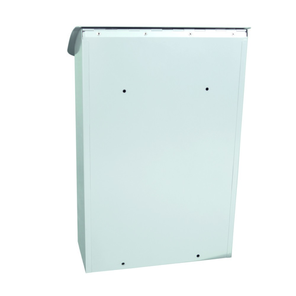Número de imagen del producto 2: Buzón de pared Denian de acero galvanizado con cerradura cilíndrica blanco