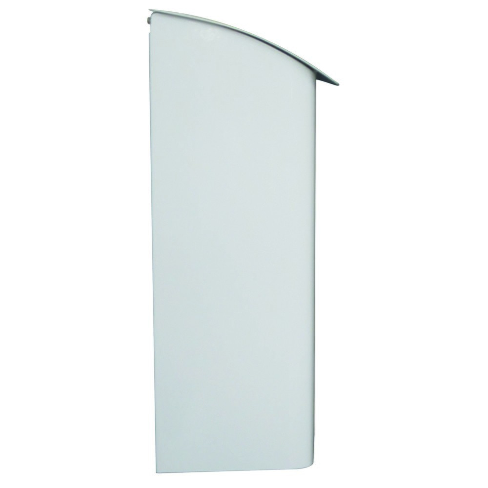 Número de imagen del producto 3: Buzón de pared Denian de acero galvanizado con cerradura cilíndrica blanco