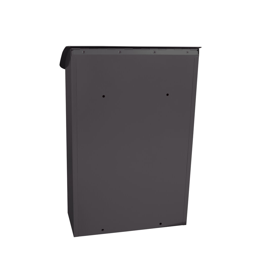Buzón de pared Denian de acero galvanizado con cerradura cilíndrica antracita Número de imagen del producto 3: Buzón de pared Denian de acero galvanizado con cerradura cilíndrica antracita