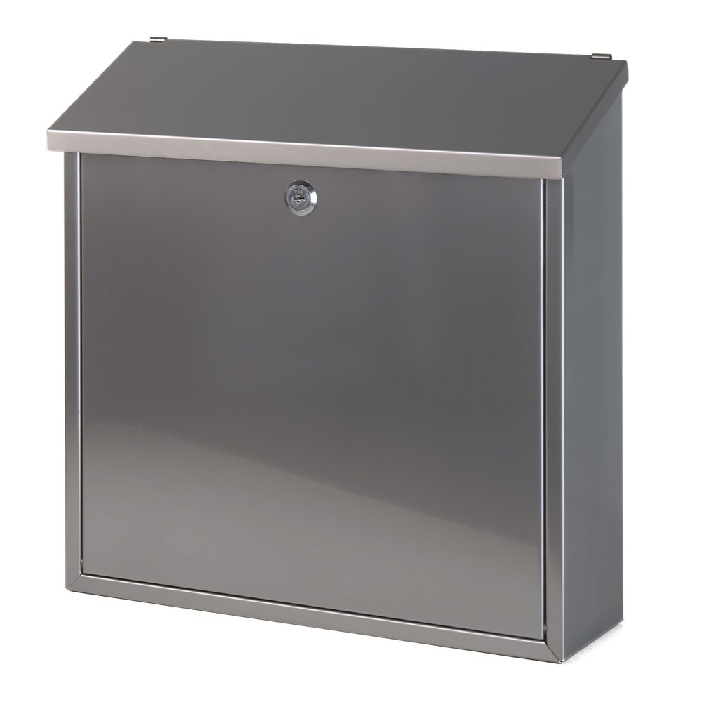 Número de imagen del producto 1: Buzón de pared Malagan con cerradura cilíndrica de acero inoxidable