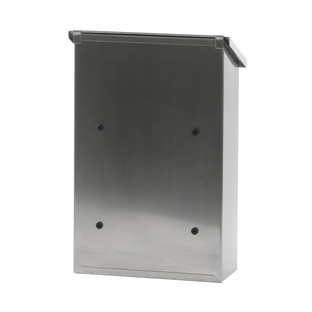 Número de imagen del producto 4: Buzón de pared Toledon con cerradura cilíndrica de acero inoxidable