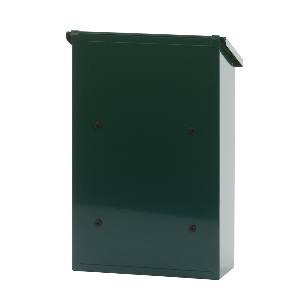 Número de imagen del producto 4: Buzón de pared Toledon con cerradura cilíndrica de acero galvanizado verde