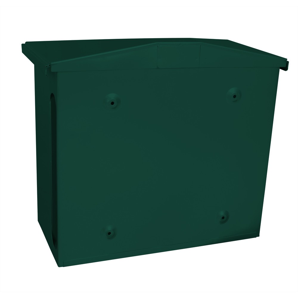 Número de imagen del producto 3: Buzón de pared Zamoran de acero galvanizado verde