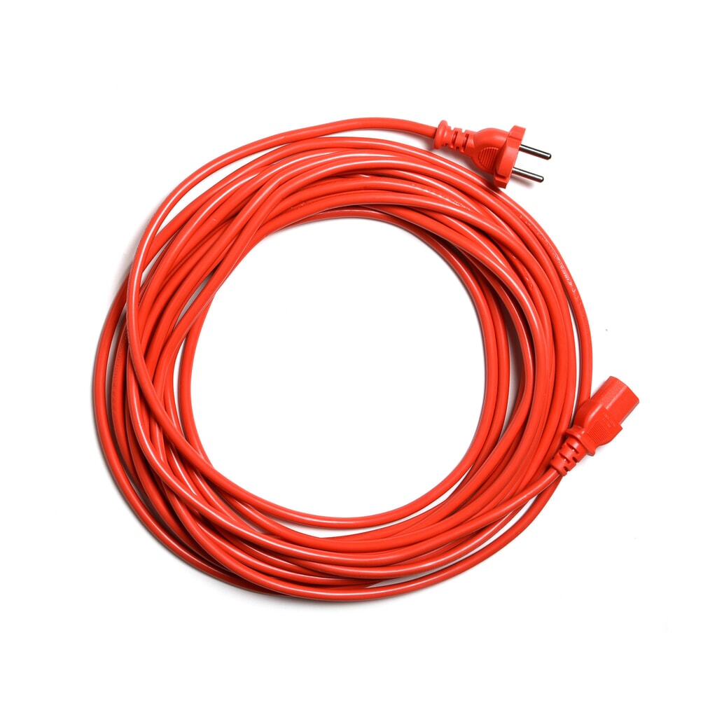Cable de red para aspirador en seco SPRiNTUS MAXIMUS pro, longitud 10 m, rojo señal Imagen del producto: Cable de red para aspirador en seco SPRiNTUS MAXIMUS pro, longitud 10 m, rojo señal