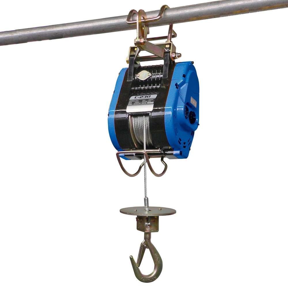 Imagen del producto: Cabrestante eléctrico, longitud de la cuerda 23 m, capacidad de carga 80 kg