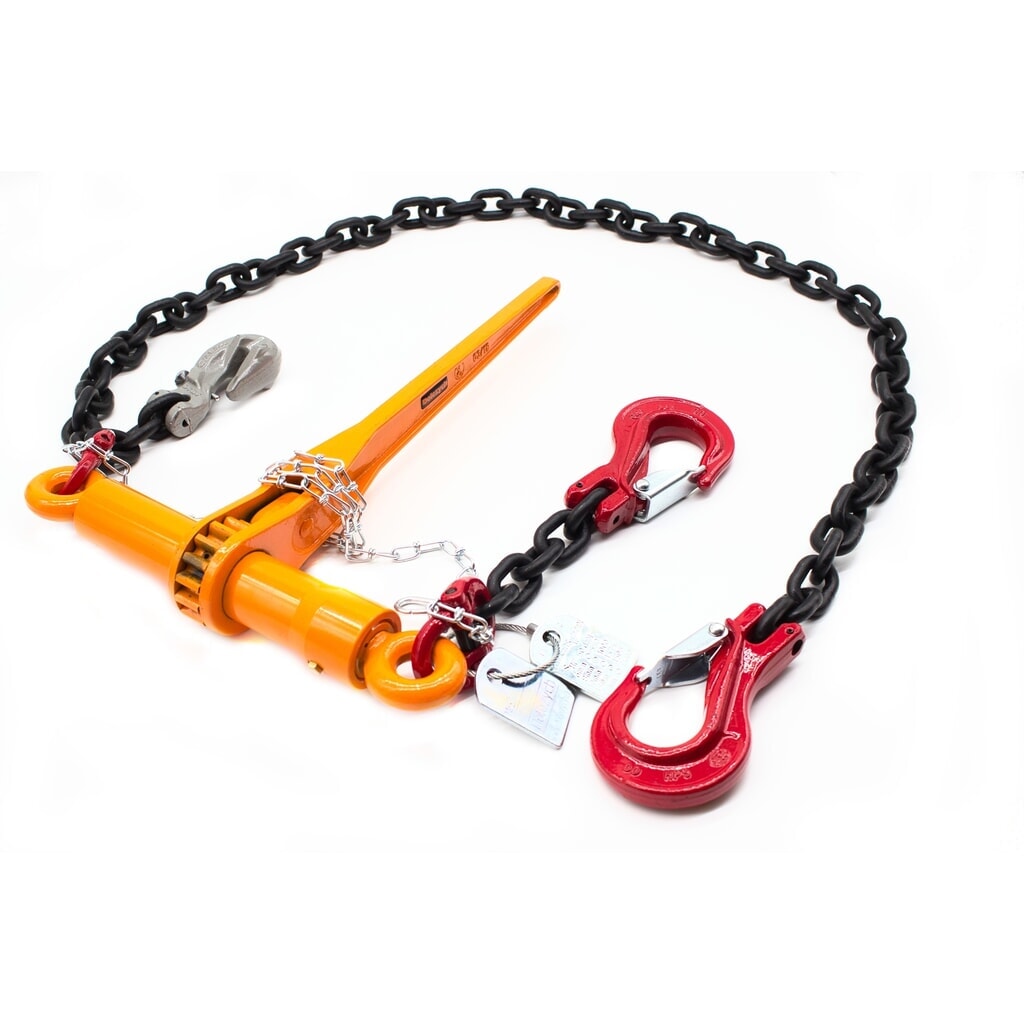 Cadena tensionadora Dolezych, 1 pieza, PowerLash con abrazadera de carga de trinquete DORA, 4.000 daN, longitud 2 m Imagen del producto: Cadena tensionadora Dolezych, 1 pieza, PowerLash con abrazadera de carga de trinquete DORA, 4.000 daN, longitud 2 m