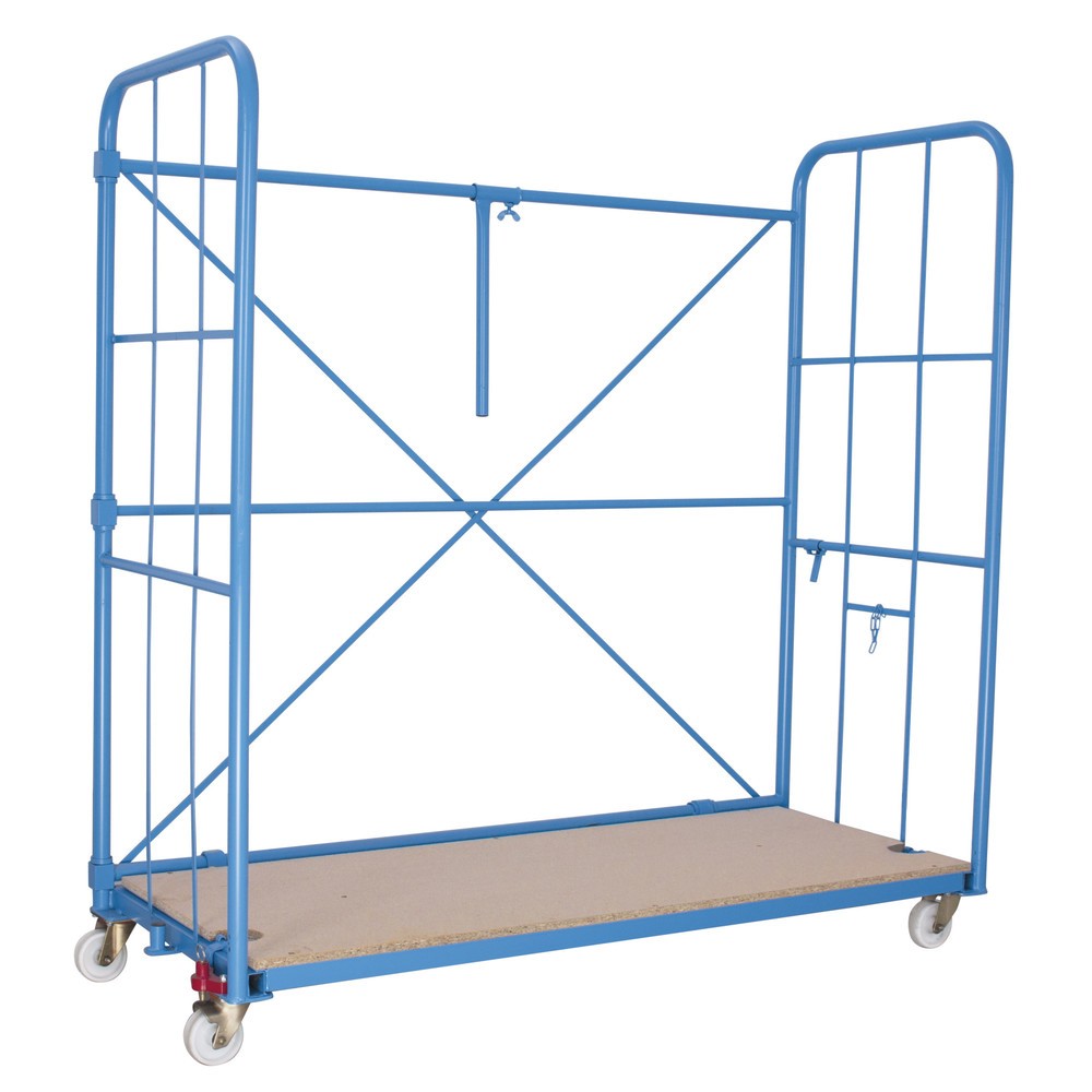 Imagen del producto: Rollbox para muebles con rejilla lateral y puntales traseros, alto x ancho x profundidad 1.730 x 1.730 x 730 mm