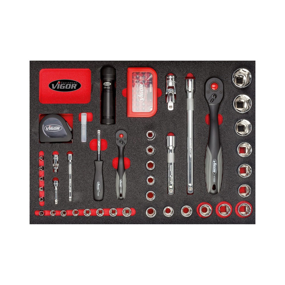 Número de imagen del producto 3: Maleta universal VIGOR®, 143 piezas