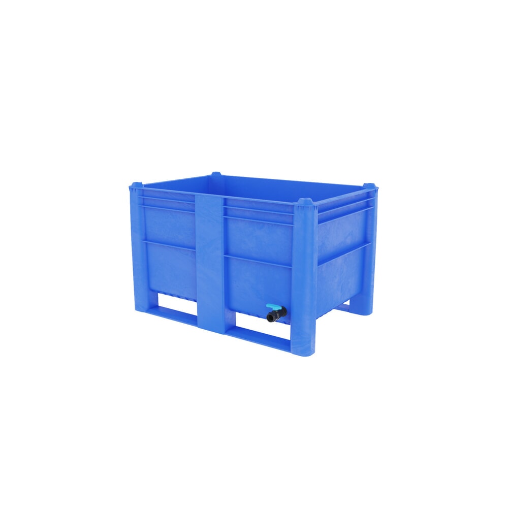 Imagen del producto: Caja de palets de 500 litros con válvula de drenaje