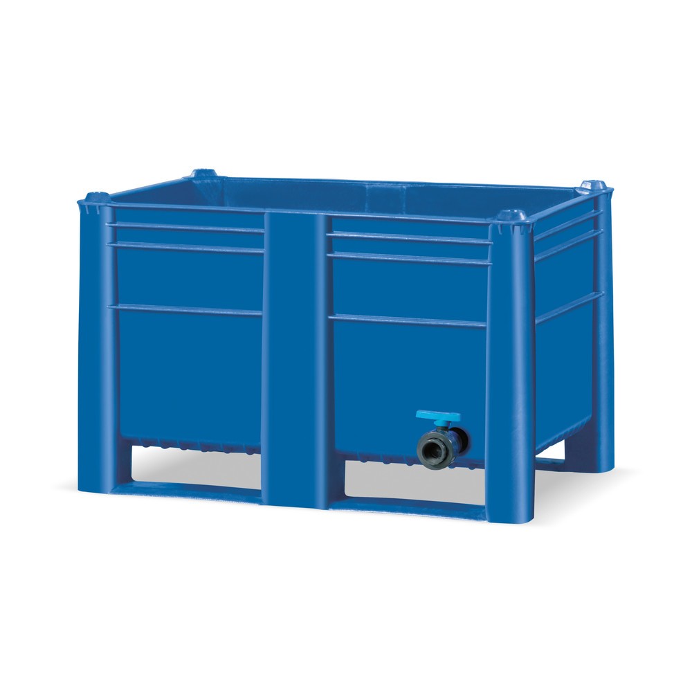 Imagen del producto: Caja de palets de 500 litros con válvula de drenaje