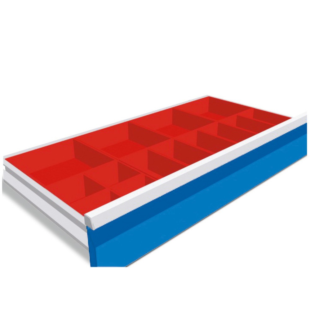 Número de imagen del producto 1: Cajas para piezas pequeñas Bedrunka+Hirth para el carro de taller Maxmobile, altura frontal 100 mm