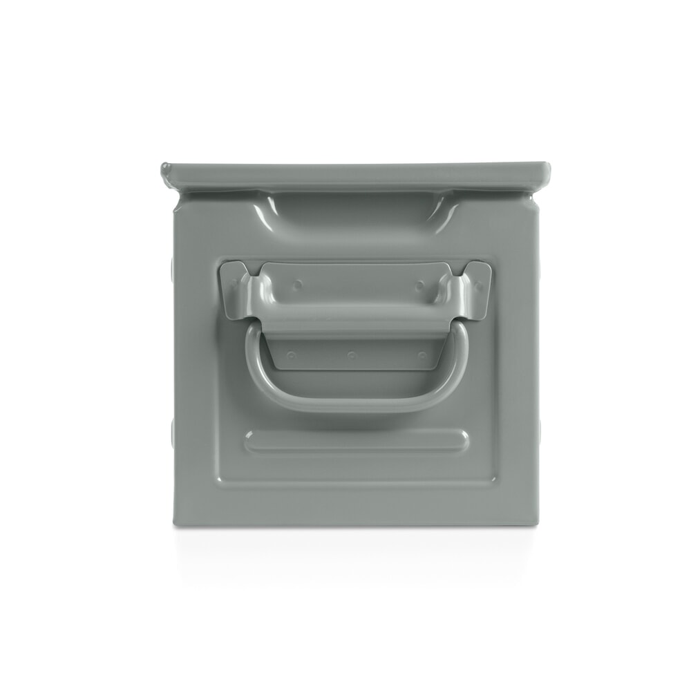 Número de imagen del producto 4: Cajón de almacenamiento visible Fami, HxAxF 200 x 200 x 350 mm, chapa de acero, gris ardilla, 8 uds/UV