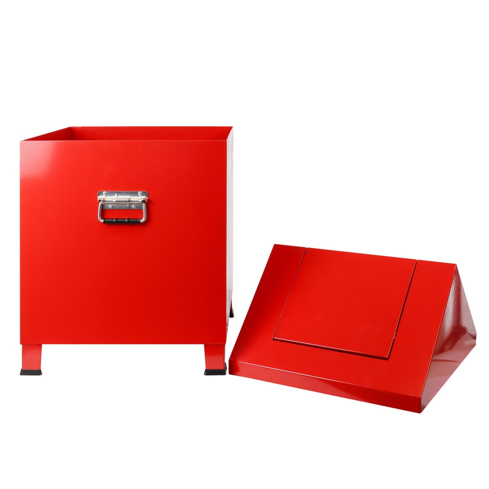 Número de imagen del producto 7: Cajón para estopa HEMMDAL, HxAxF 680 x 400 x 400 mm, rojo fuego