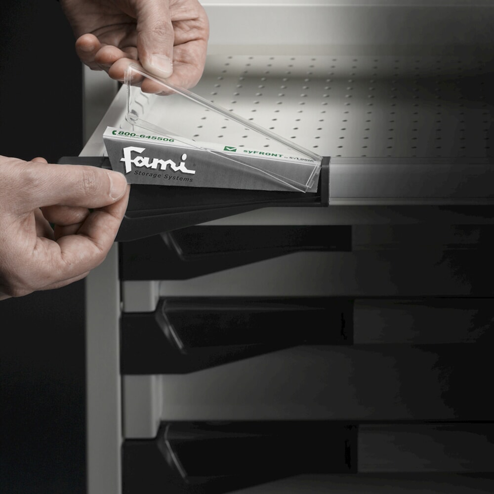 Número de imagen del producto 11: Cajonera Fami MASTER, 6 cajones, 1.000 x 714 x 726 mm (alto x ancho x fondo), gris claro, antracita