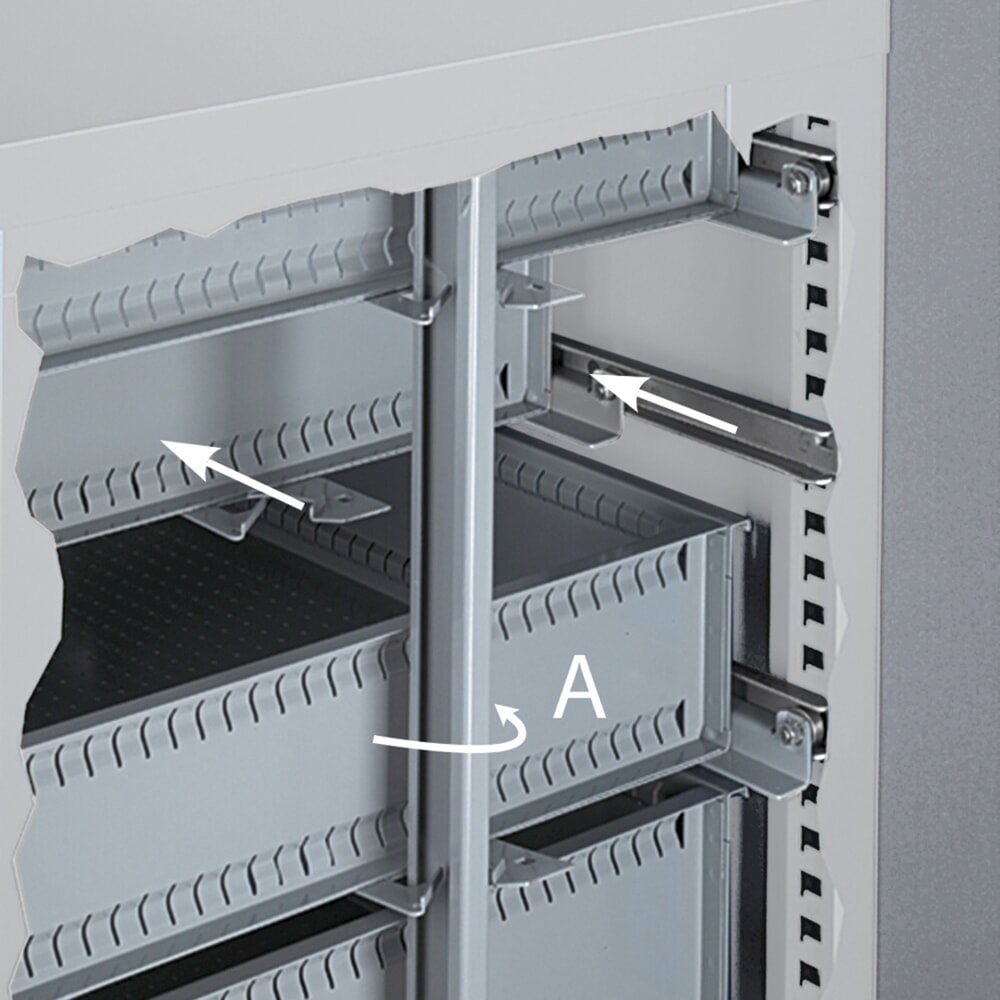 Número de imagen del producto 13: Cajonera Fami MASTER, 6 cajones, 1.000 x 714 x 726 mm (alto x ancho x fondo), gris claro, antracita