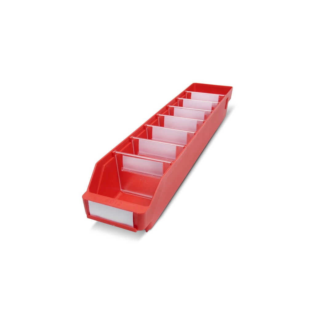 Cajón de módulo con abertura frontal, An x Fo 120 x 600 mm, rojo Imagen del producto: Cajón de módulo con abertura frontal, An x Fo 120 x 600 mm, rojo