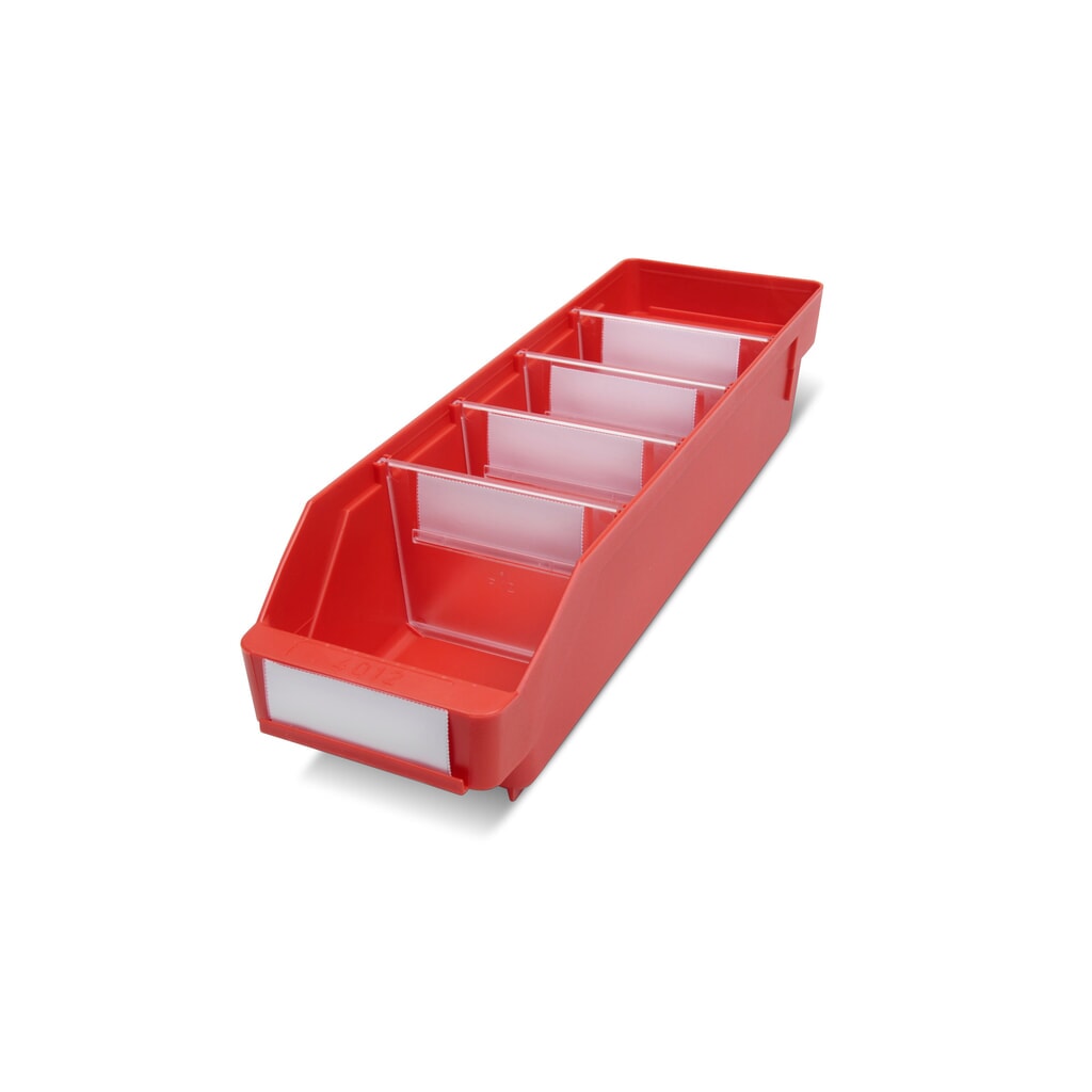 Cajón de módulo con abertura frontal, An x Fo 120 x 400 mm, rojo Imagen del producto: Cajón de módulo con abertura frontal, An x Fo 120 x 400 mm, rojo