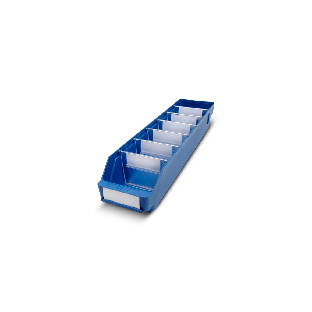 Cajón de módulo con abertura frontal, An x Fo 120 x 500 mm, azul Imagen del producto: Cajón de módulo con abertura frontal, An x Fo 120 x 500 mm, azul