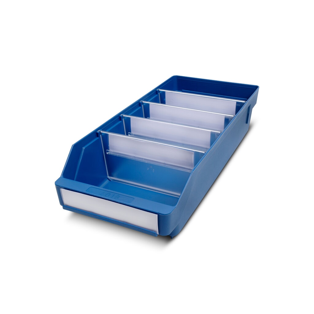 Cajón de módulo con abertura frontal, An x Fo 180 x 400 mm, azul Imagen del producto: Cajón de módulo con abertura frontal, An x Fo 180 x 400 mm, azul