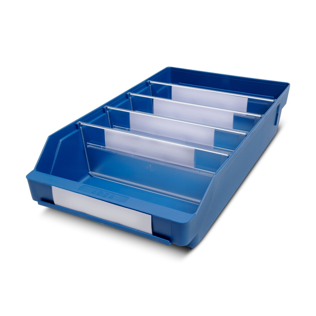 Cajón de módulo con abertura frontal, An x Fo 240 x 400 mm, azul Imagen del producto: Cajón de módulo con abertura frontal, An x Fo 240 x 400 mm, azul
