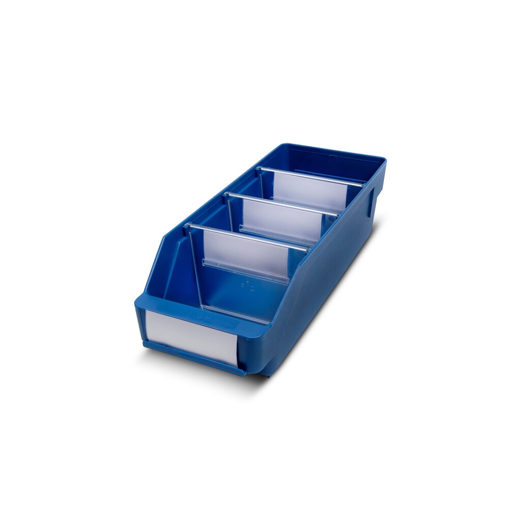 Cajón de módulo con abertura frontal, An x Fo 120 x 300 mm, azul Imagen del producto: Cajón de módulo con abertura frontal, An x Fo 120 x 300 mm, azul