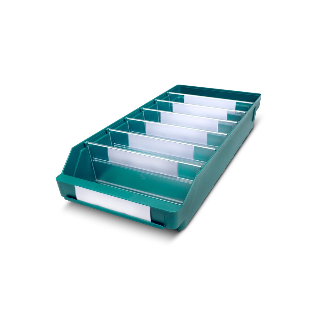 Cajón de módulo con abertura frontal, An x Fo 240 x 500 mm, verde Imagen del producto: Cajón de módulo con abertura frontal, An x Fo 240 x 500 mm, verde