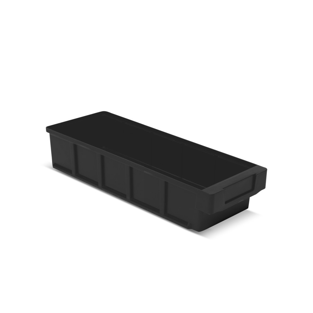 Número de imagen del producto 1: Cajón de módulo sin abertura frontal, An x F: 152 x 400 mm, gris