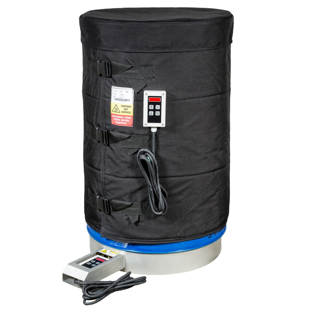 Número de imagen del producto 3: Calefactor para fondo de barril Kuhlmann, 200-220 l, 0-120ºC, 230 V, 900 W, Ø 550mm