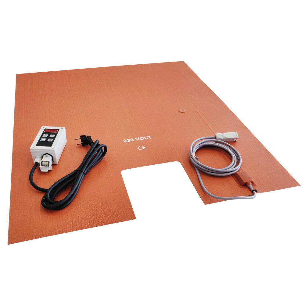 Imagen del producto: Calefactor para fondo de contenedor IBC Kuhlmann, regulador digital, 0-150°C, 230 V, 2.700 W