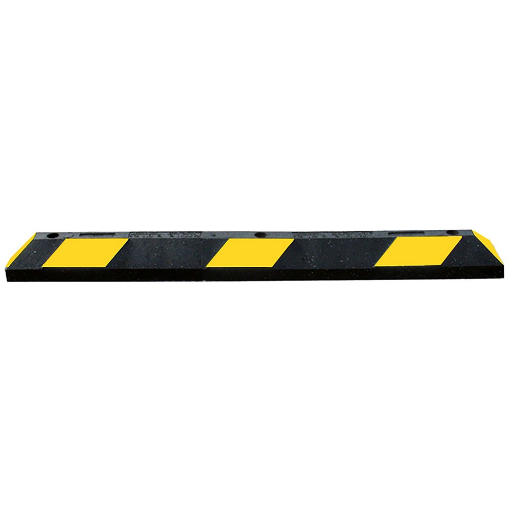 Imagen del producto: Calzo Justrite® Park-It®, goma reciclada, anchura 1.800 mm, negro/blanco