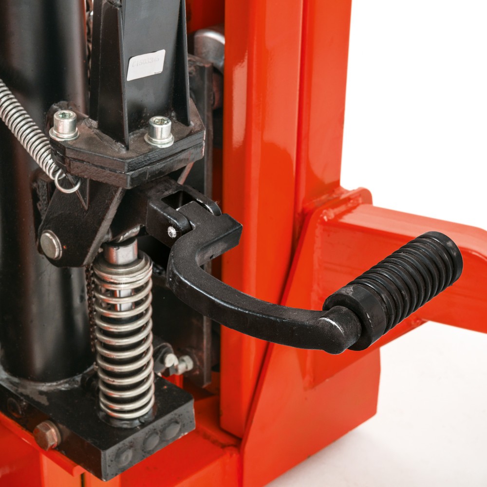 Número de imagen del producto 2: Apilador hidráulico BASIC PSM 1.0 mástil telescópico doble, altura de elevación 2.000 mm, capacidad de carga 1.000 kg