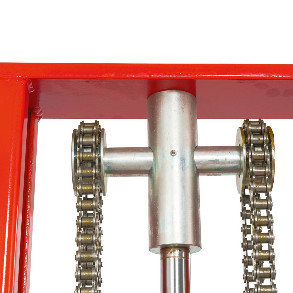 Número de imagen del producto 3: Apilador hidráulico BASIC PSM 1.0 mástil telescópico doble, altura de elevación 2.000 mm, capacidad de carga 1.000 kg