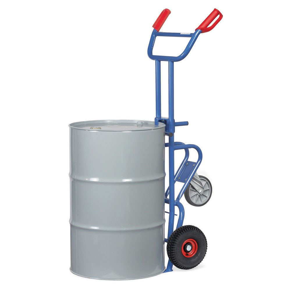 Número de imagen del producto 4: Ffetra® - Carro de barril (300 kg, con ruedas de apoyo, ruedas de aire)