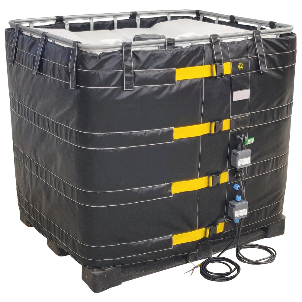 Imagen del producto: Camisa térmica Kuhlmann ATEX para contenedor IBC, 1.000 l, 230 V, 2.400 W, LxAxH 4.400 x 25 x 1.000 mm