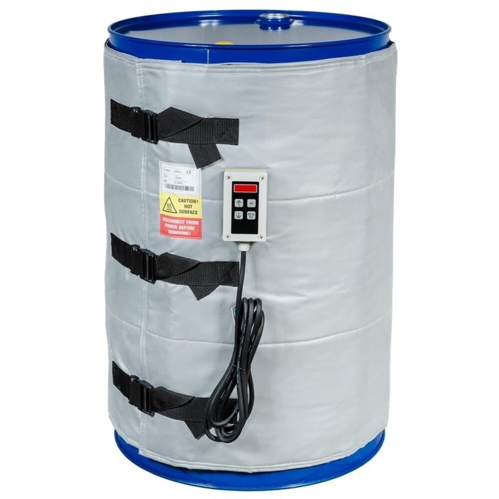 Camisa térmica para barriles Kuhlmann de temperatura elevada, 200-220 l, 0-200ºC, 230 V, 1.500 W, LxH 1.990 x 800 mm Imagen del producto: Camisa térmica para barriles Kuhlmann de temperatura elevada, 200-220 l, 0-200ºC, 230 V, 1.500 W, LxH 1.990 x 800 mm
