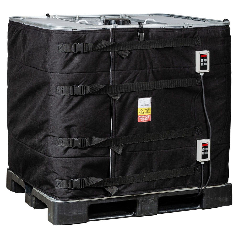 Imagen del producto: Camisa térmica Kuhlmann para contenedor IBC 640 l, 2x reguladores digitales, 0-90ºC, 230 V, 2x 1.000 W, LxH 4.100 x 870 mm
