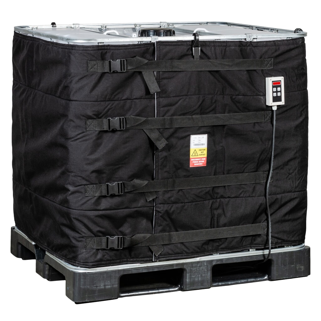 Imagen del producto: Camisa térmica Kuhlmann para contenedor IBC, con regulador digital, 1.000 l, 0-40ºC, 230 V, 1.300 W, LxH 4.400 x 1.000 mm