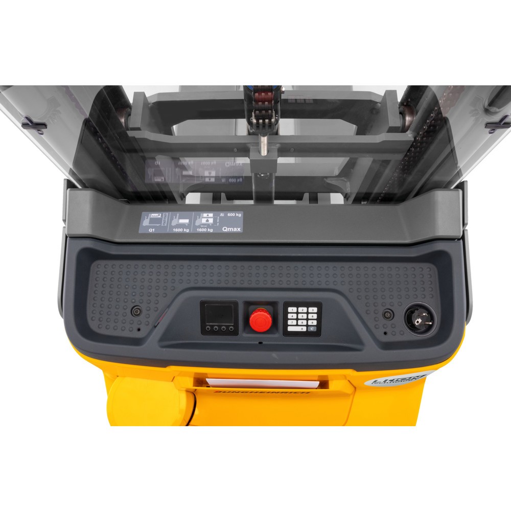 Número de imagen del producto 4: Carretilla apiladora eléctrica Jungheinrich EJC 110zi ZT, elevación 2.300 mm, cargador incorporado, sistema hidráulico proporcional