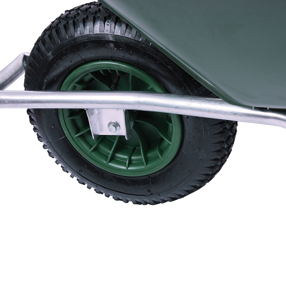 Número de imagen del producto 2: Carretilla, capacidad de carga 150 kg, 80 litros, PVC verde