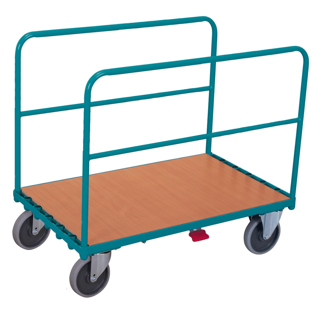 Carretilla de estribos Ameise®, con 2 estribos, capacidad de carga 500 kg, superficie de carga An x Fo 1.273 x 740 mm Imagen del producto: Carretilla de estribos Ameise®, con 2 estribos, capacidad de carga 500 kg, superficie de carga An x Fo 1.273 x 740 mm